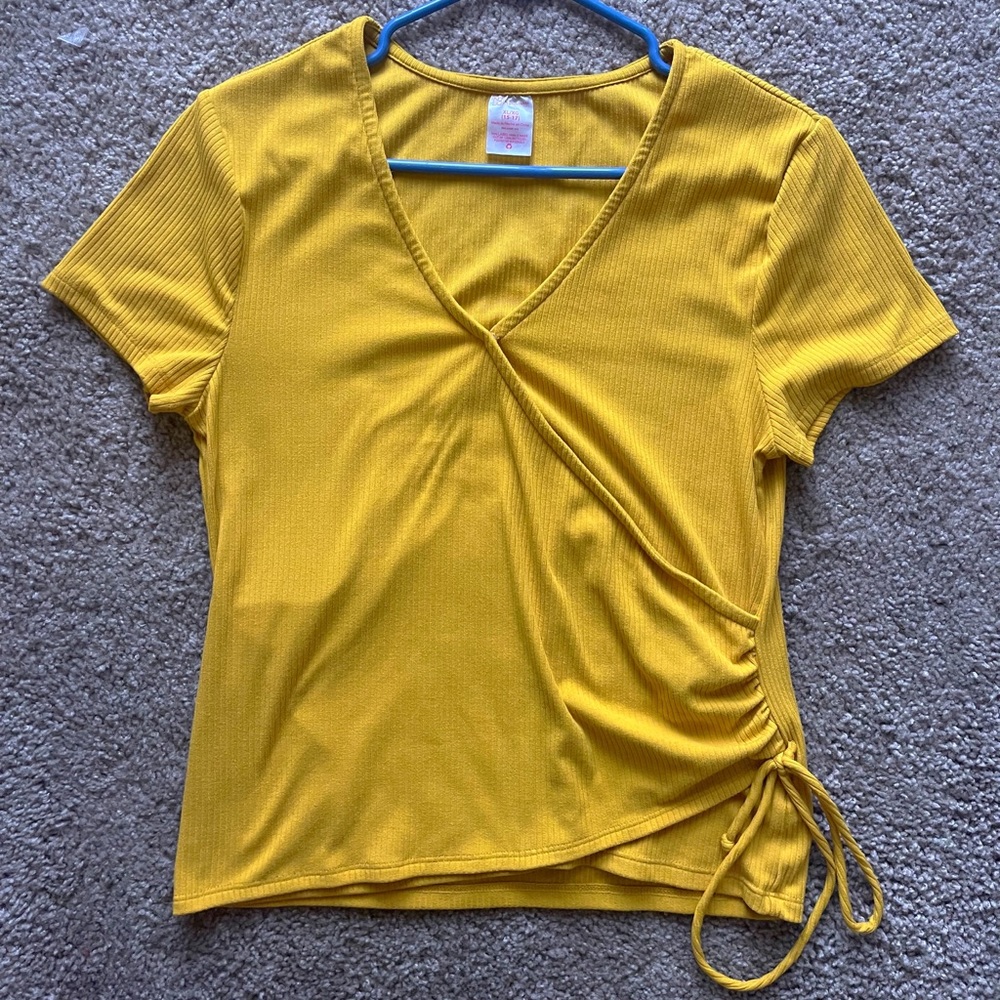 Women's yellow blouse
